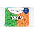 3M ocelo„¢ Vibrant Color Sponges, 4-3/4X 3X3/5, Assorted Colors, 4/Pack 7274FD